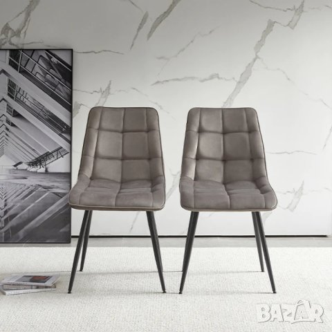 Висококачествени трапезни столове UDC7098LGY , снимка 3 - Столове - 42394724