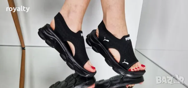 Puma черни дамски сандали , снимка 2 - Сандали - 50394282