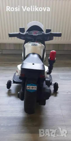Детски Aкомулаторен Полицейски мотор, снимка 3 - Детски велосипеди, триколки и коли - 49595056