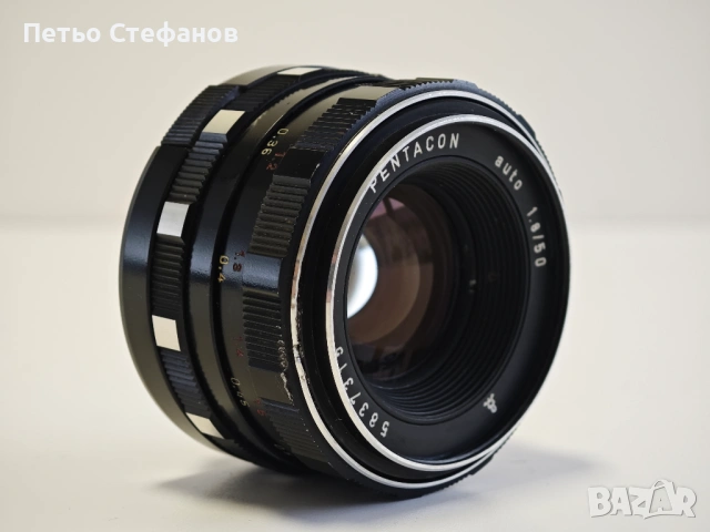 обектив Pentacon auto 1,8/50 мм  M42 , снимка 2 - Обективи и филтри - 53328922