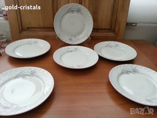 Стар български порцелан чинии, снимка 2 - Антикварни и старинни предмети - 33761793