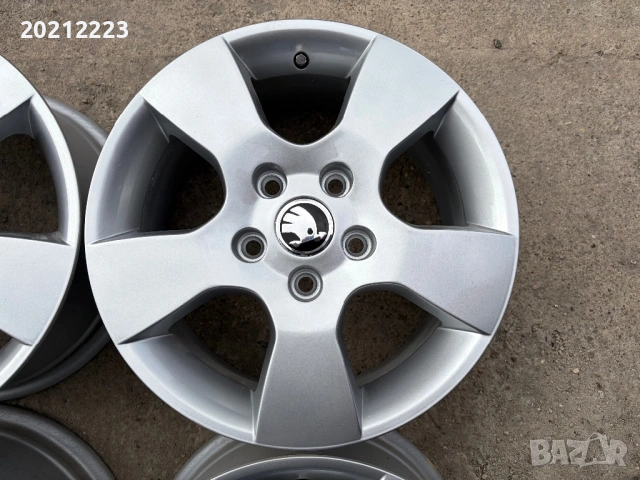 4 броя алуминиеви джанти за Skoda Octavia 15, снимка 10 - Гуми и джанти - 53886749