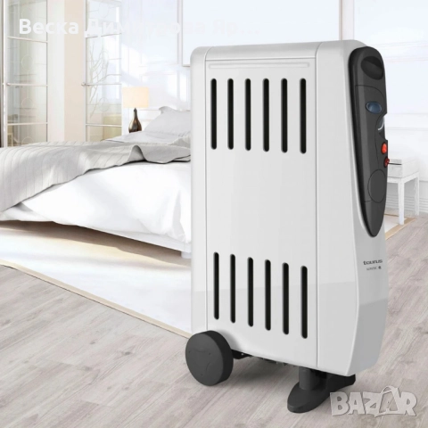 Маслен радиатор Taurus Taureg с регулируем термостат,светлинен индикатор 1500/2000/2500W, снимка 3 - Радиатори - 51737946