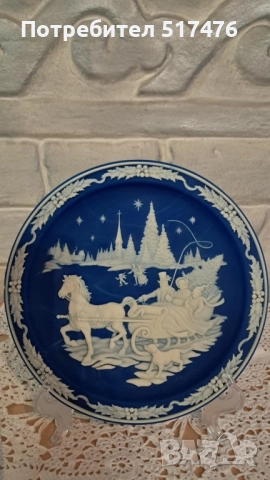 Колекционерски 3d чинии "Коледни камеи" , снимка 17 - Колекции - 52264506