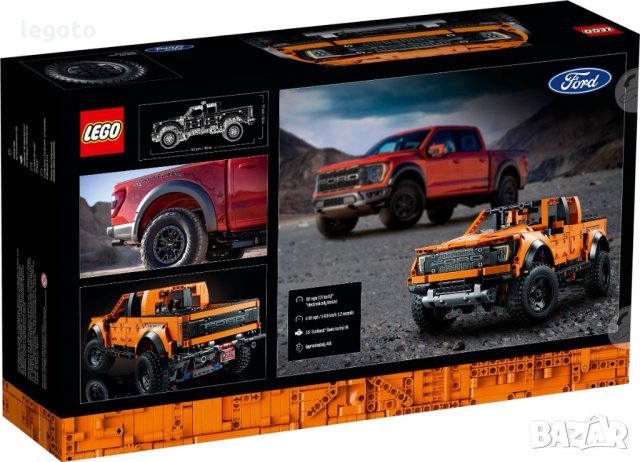 НОВО ЛЕГО 42126 Техник- Форд F-150 Раптор LEGO 42126 TECHNIK- Ford F-150 Raptor42126, снимка 4 - Конструктори - 35256999