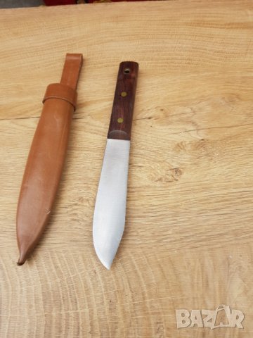 Немски нож с кожена кания , снимка 2 - Колекции - 38696322