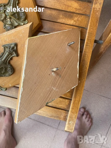 Закачалки месингови 6 бр., снимка 4 - Други - 50851665