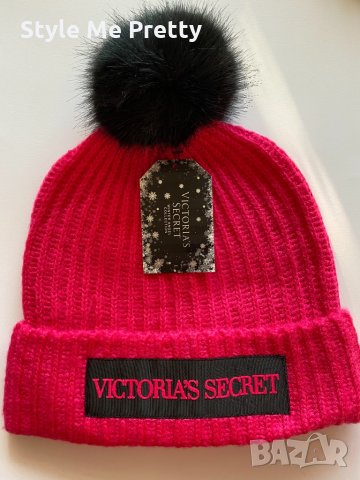 Оригинална шапка или шал Victoria’s Secret Pom Pom , снимка 8 - Шапки - 27276803