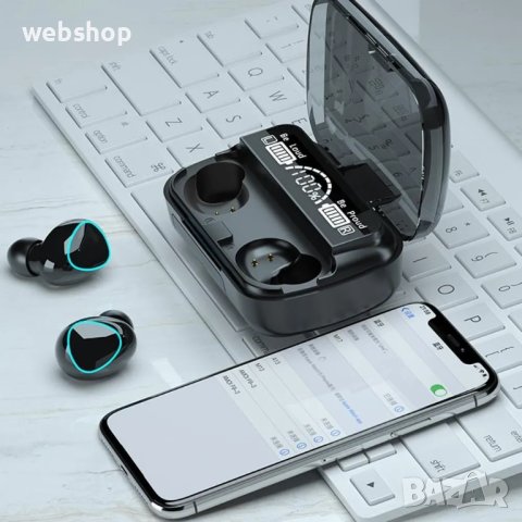 ТОП ЦЕНА!! Безжични Bluethooth Слушалки с мощен бас и LED дисплей,  iOS, Android, MAC, снимка 2 - Bluetooth слушалки - 42619608