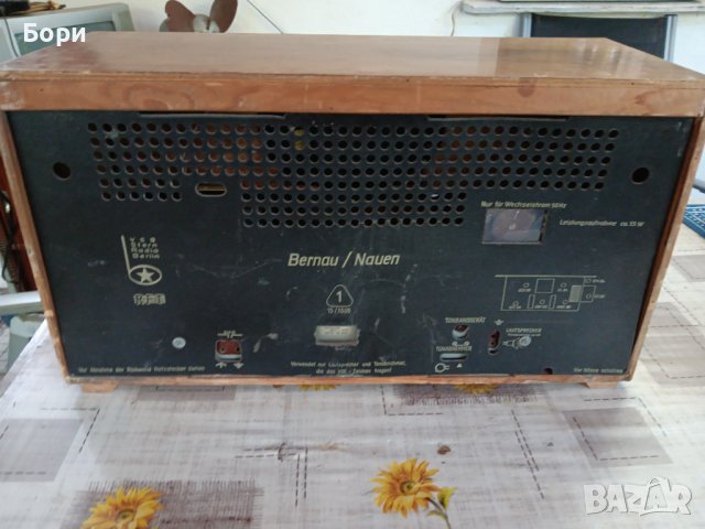Bernau/Nauen RFT DDR/ГДР Радио 1960г, снимка 8 - Радиокасетофони, транзистори - 42170421