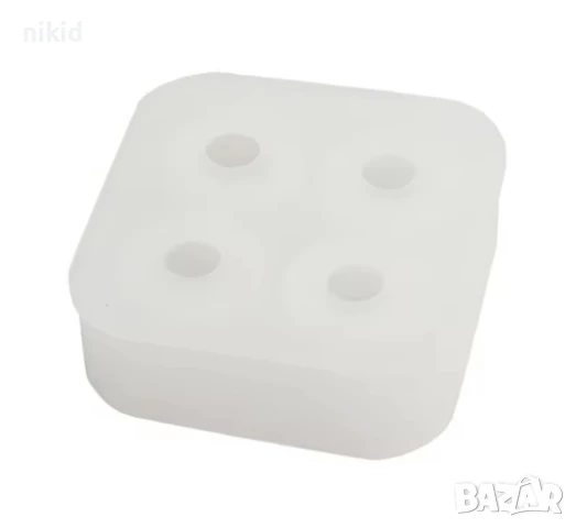 2,5 см топче 4 топчета сфера силиконов молд форма фондан смола шоколад гипс декор, снимка 4 - Форми - 51317164