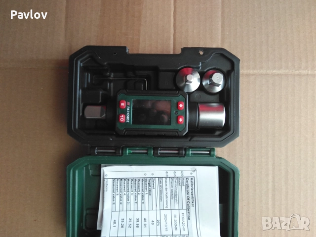 Дигитален адаптер 20-200Nm - за въртящ момент (Parkside), снимка 4 - Аксесоари и консумативи - 52187765