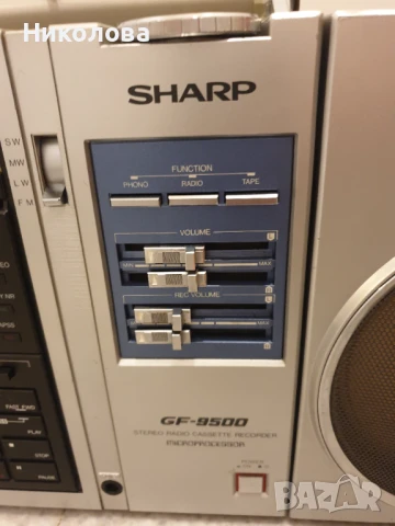 Продавам касетофон SHARP GF 9500H, за профилактика , снимка 5 - Радиокасетофони, транзистори - 51382207