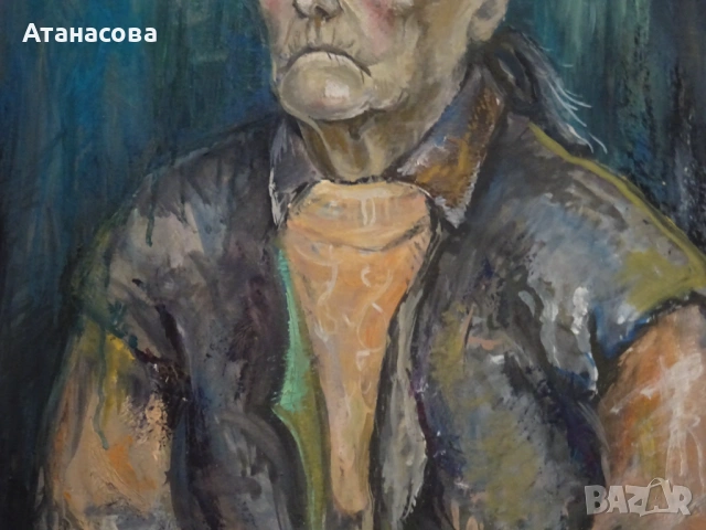 МАРИЯ ЙОВАНОВИЧ картина Портрет масло #2, снимка 3 - Картини - 54206088