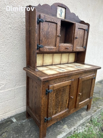 Масивен дървен кухненски шкаф от дъб, снимка 2 - Шкафове - 53958470
