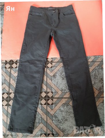  Mаркови Дънки Trussardi Jeans 380 Icon Italy,W34/L36-Черни , снимка 4 - Панталони - 34452241