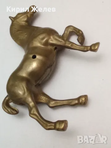 Старинна бронзова фигурка на 🐎 кон 50652, снимка 6 - Колекции - 56525065