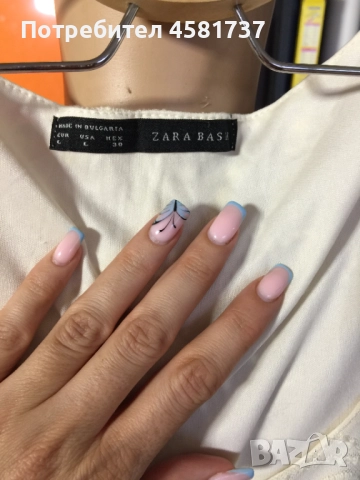 Дълга рокля ZARA., размер L, снимка 10 - Рокли - 51878410