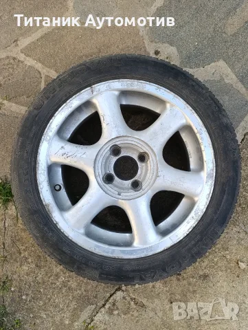 Продавам 1бр. гума с джанта  4х100/15, ЕТ35, 7J