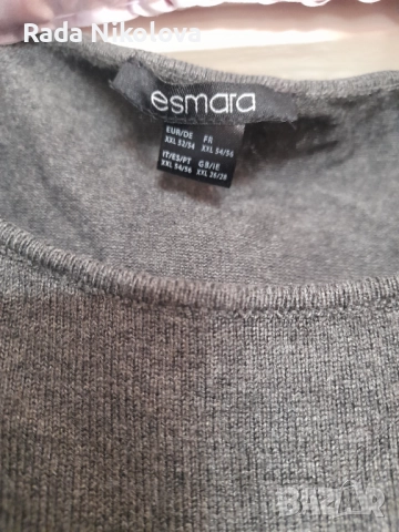 Сива туника-рокля , снимка 2 - Рокли - 51724299