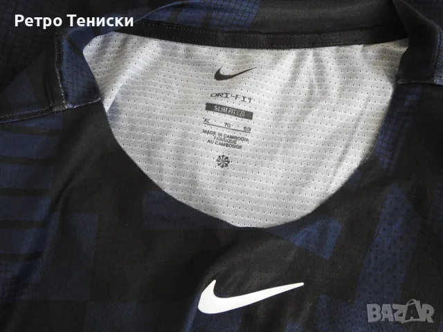 Тениска Nike — Мъже размер XL Синьо, снимка 3 - Тениски - 56319443