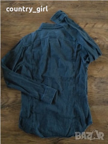 g-star tailor vintage shirt - страхотна дънкена риза, снимка 6 - Ризи - 30709341