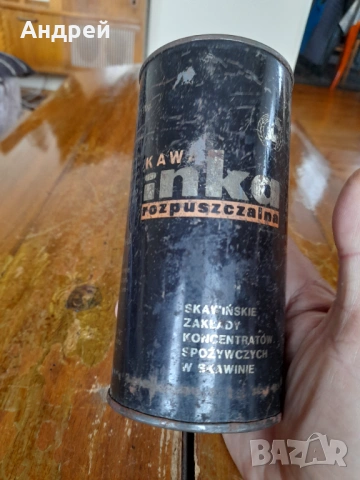 Стара кутия от кафе Инка, снимка 2 - Други ценни предмети - 53179797