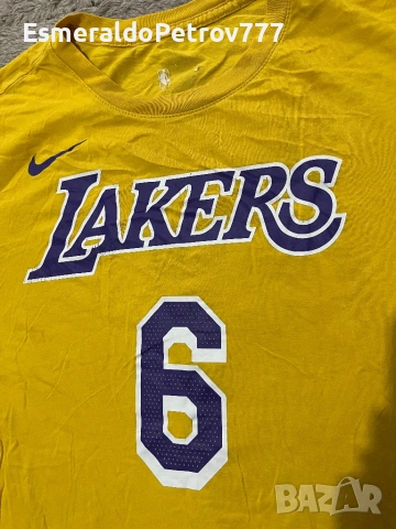 Мъжка баскетболна тениска Найк Lakers James6, снимка 2 - Спортни дрехи, екипи - 54025033