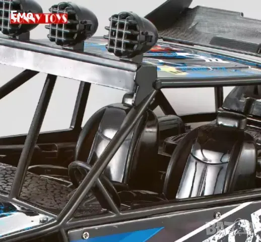 Високоскоростна радиоуправляема кола, офроуд - Обхват 20 Метра , снимка 4 - Електрически играчки - 47985233