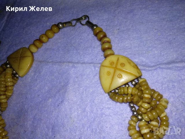 ОГЪРЛИЦА от РОГ / КАМИЛСКА КОСТ МАЙСТОРСКА РЪЧНА ЕТНО СТИЛ ИЗРАБОТКА МЪНИСТЕНА 32795, снимка 10 - Колиета, медальони, синджири - 39201808