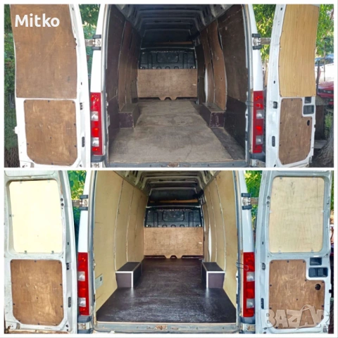 Монтиране на дървен под и страници за бус и товарни автомобили, снимка 2 - Сервизни услуги - 53371543