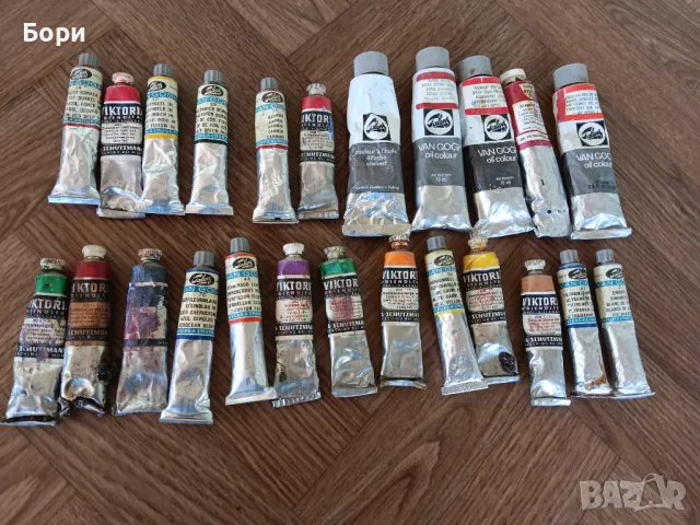 Стари маслени бои 24 броя, снимка 9 - Други ценни предмети - 50144198