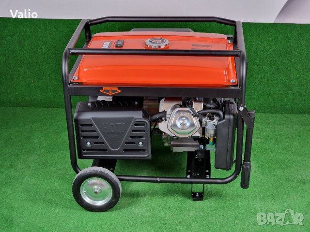 Генератор за ток 6.5kw монофазен с ел. стартер и акумулатор, снимка 8 - Генератори - 38325528