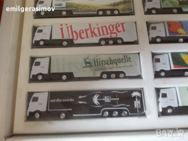 Играчки . Пластмасов влак и лот рекламни камиончета., снимка 8 - Коли, камиони, мотори, писти - 29684338