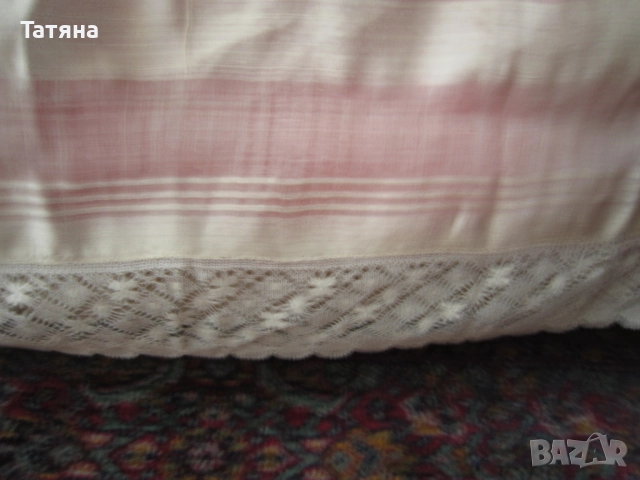 АВТЕНТИЧНИ  ПОКРИВКИ  ЗА СПАЛНЯ и ЧАРШАФИ от КЕНАР, снимка 15 - Антикварни и старинни предмети - 51703575