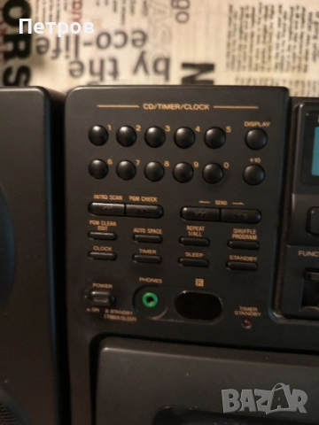 Касетофон"SONY"CFD-765L, снимка 7 - Радиокасетофони, транзистори - 52075890