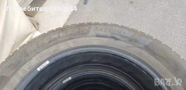 Продавам зимни гуми MICHELIN ALPIN 6 215/60 R17, снимка 2 - Гуми и джанти - 56054346