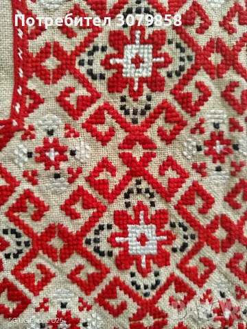 Огромна покривка Българска бродерия , снимка 2 - Антикварни и старинни предмети - 56136160