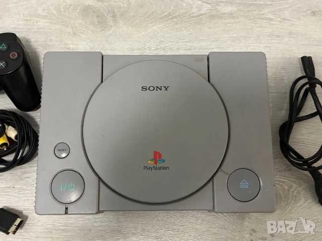 PlayStation 1 + Игра, снимка 1