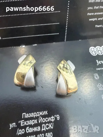 Златни обеци 9 карата с тегло 5,28 грама и проба 375, снимка 8 - Обеци - 56287812