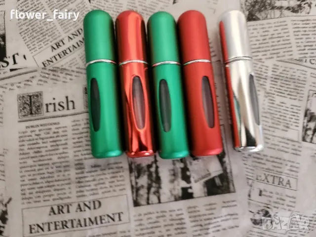 лот от 5 бр бутилки с пълнители за парфюми, снимка 1