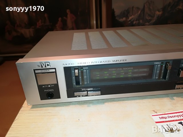 JVC A-K200 STEREO AMPLI MADE IN JAPAN-ВНОС SWISS 0409222049, снимка 8 - Ресийвъри, усилватели, смесителни пултове - 37899721