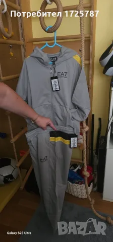Спортен комплект анцуг EA7 Emporio Armani – за момче, снимка 2 - Детски комплекти - 55738591