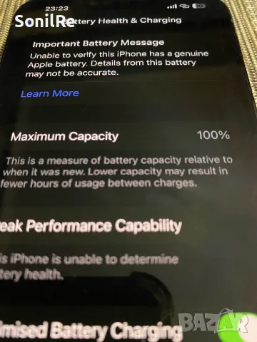 100% батерия Iphone 13 Pro 512GB Green Alpine {Зелен Айфон} AppleCare+, снимка 7 - Apple iPhone - 48714848