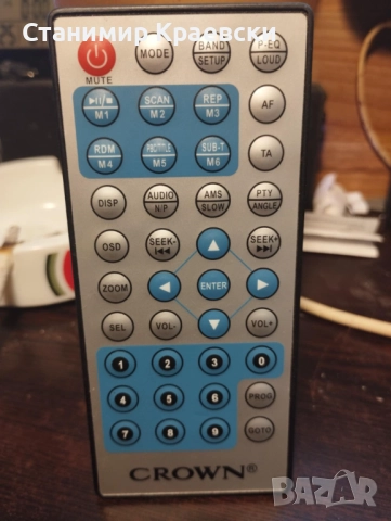 AUTO DVD NEO - CROWN Дистанционно управление