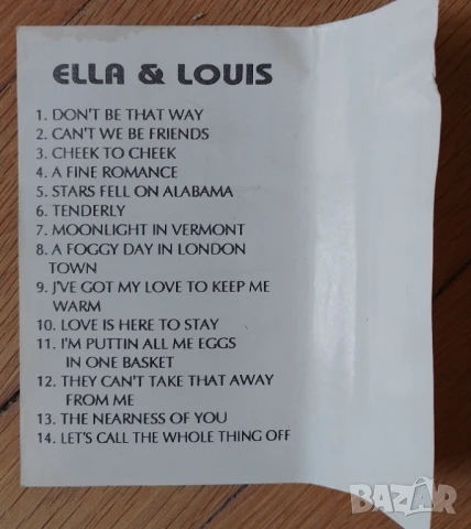 Ella & Louis - Together аудио касета , снимка 2 - Аудио касети - 50937784