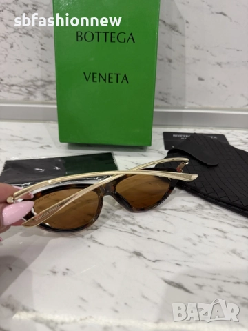 Bottega Veneta тигрови очила с лого, снимка 11 - Слънчеви и диоптрични очила - 55859356