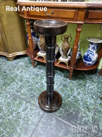 Чудесна антикварна френска дървена колона поставка постамент, снимка 2 - Декорация за дома - 48987850