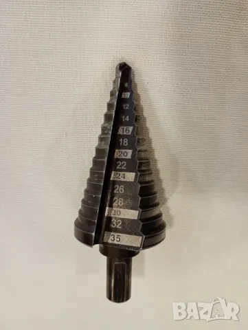 Milwaukee стъпаловидно свредло от 0,6 мм до 35 мм Made in U.S.A 14 стъпала 