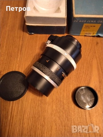 Продавам обектив Carl zeiss jena Sonnar 4/135, снимка 3 - Обективи и филтри - 51815468